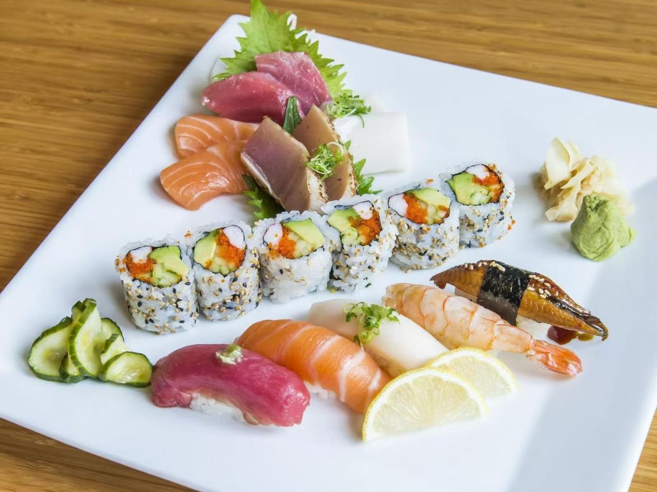 Assorted sushi and sashimi platter at Yantze, a Asian Fusion Restaurant in Lansdale