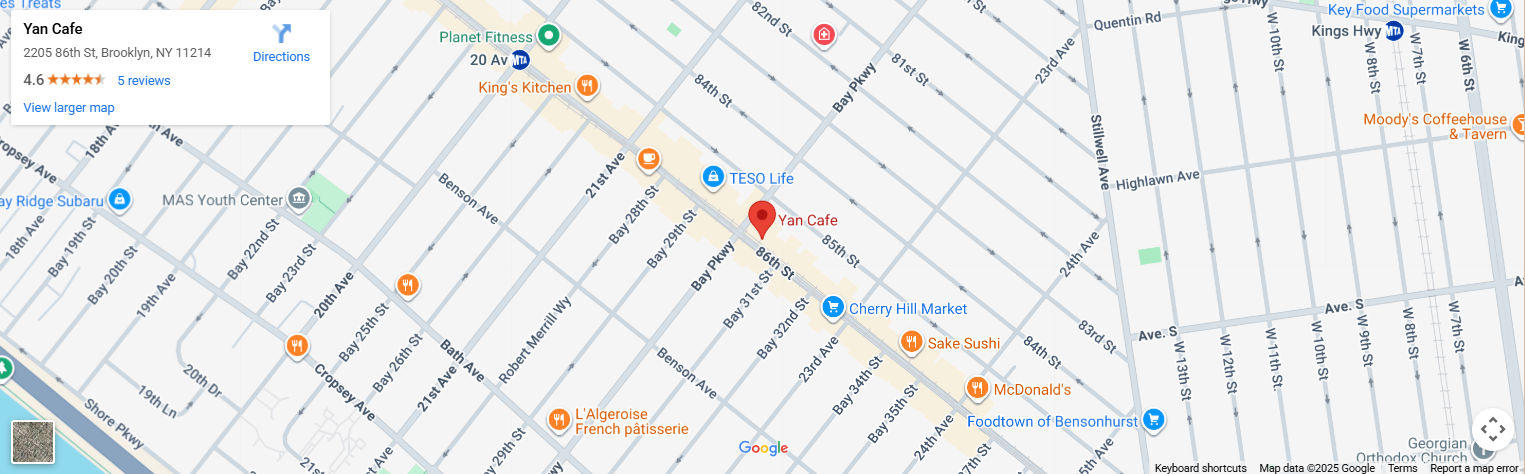 Location, 2205 86th St, Brooklyn, NY 11214