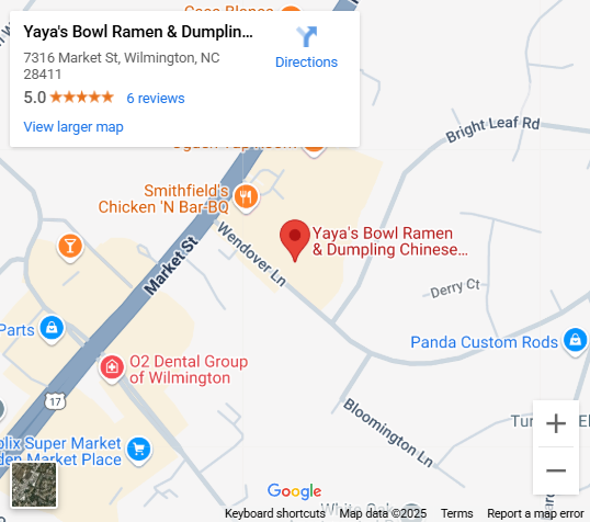 location，7316 Market St, Wilmington, NC 28411
