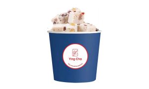 Taro Froyo Bites at Ying Cha Tea House in Spring