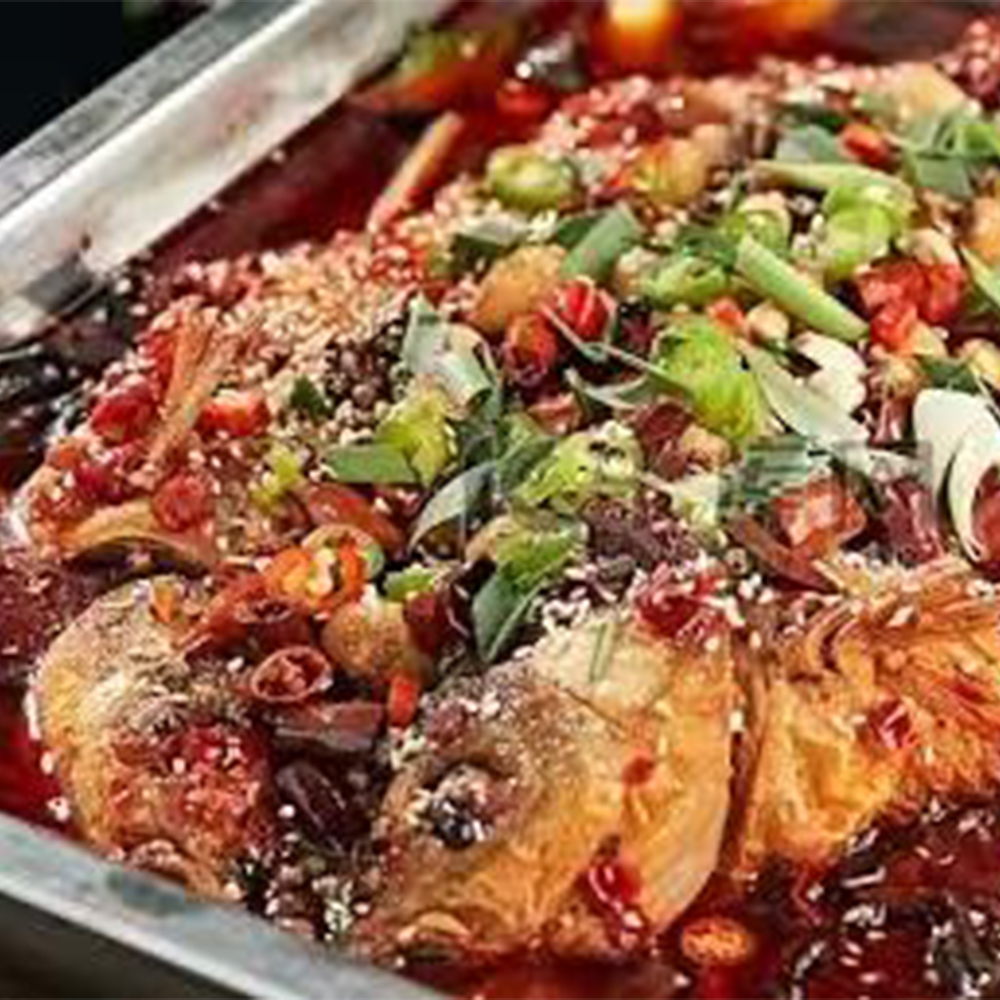 Roast fish from Yi Pin Hong, a Chinese restaurant in Harrisburg