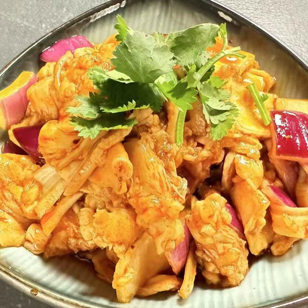 Red oil sea mussel from Yi Pin Hong, a Chinese restaurant in Harrisburg