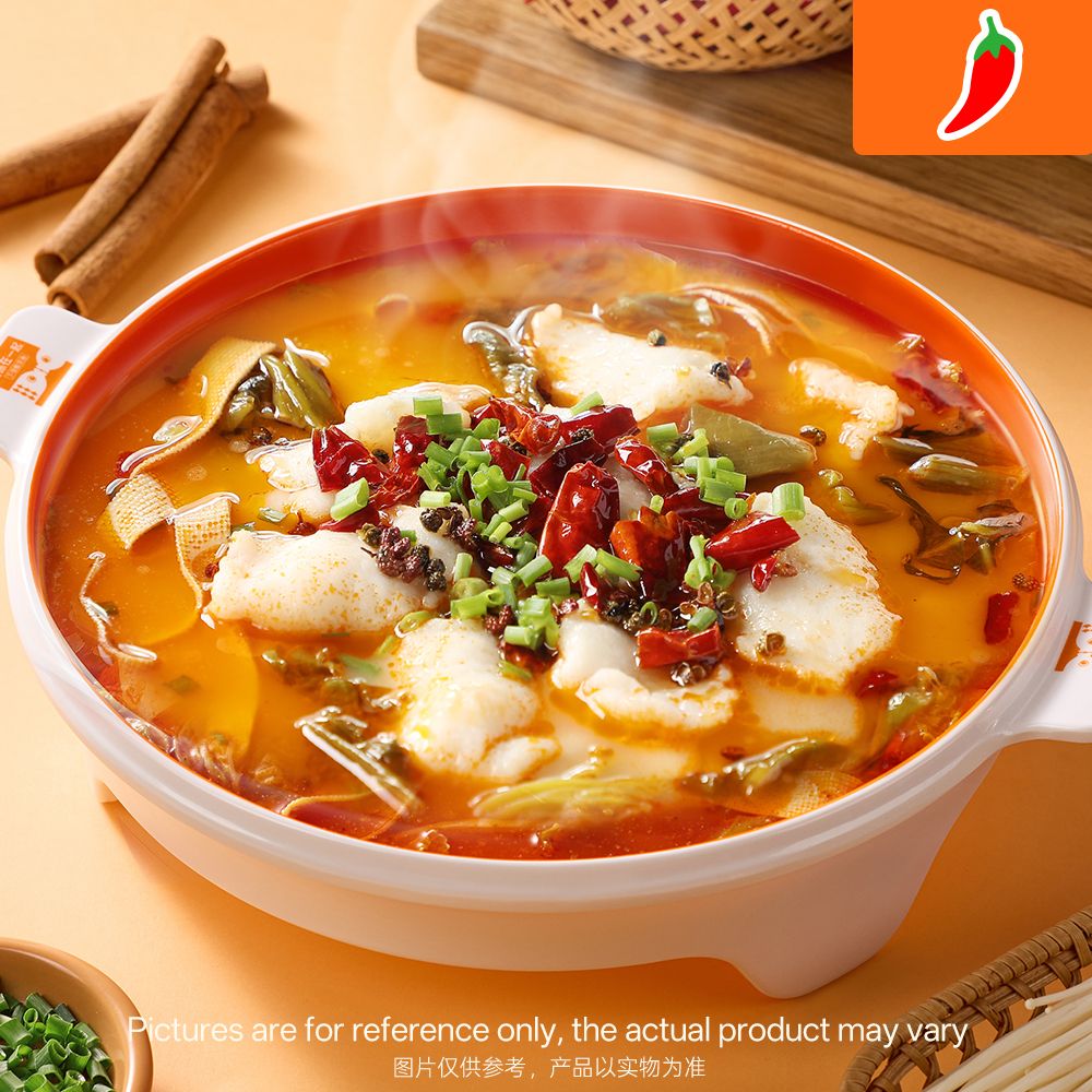 Basa fish in golden broth, spicy sour at Chinese Restaurant in Plano