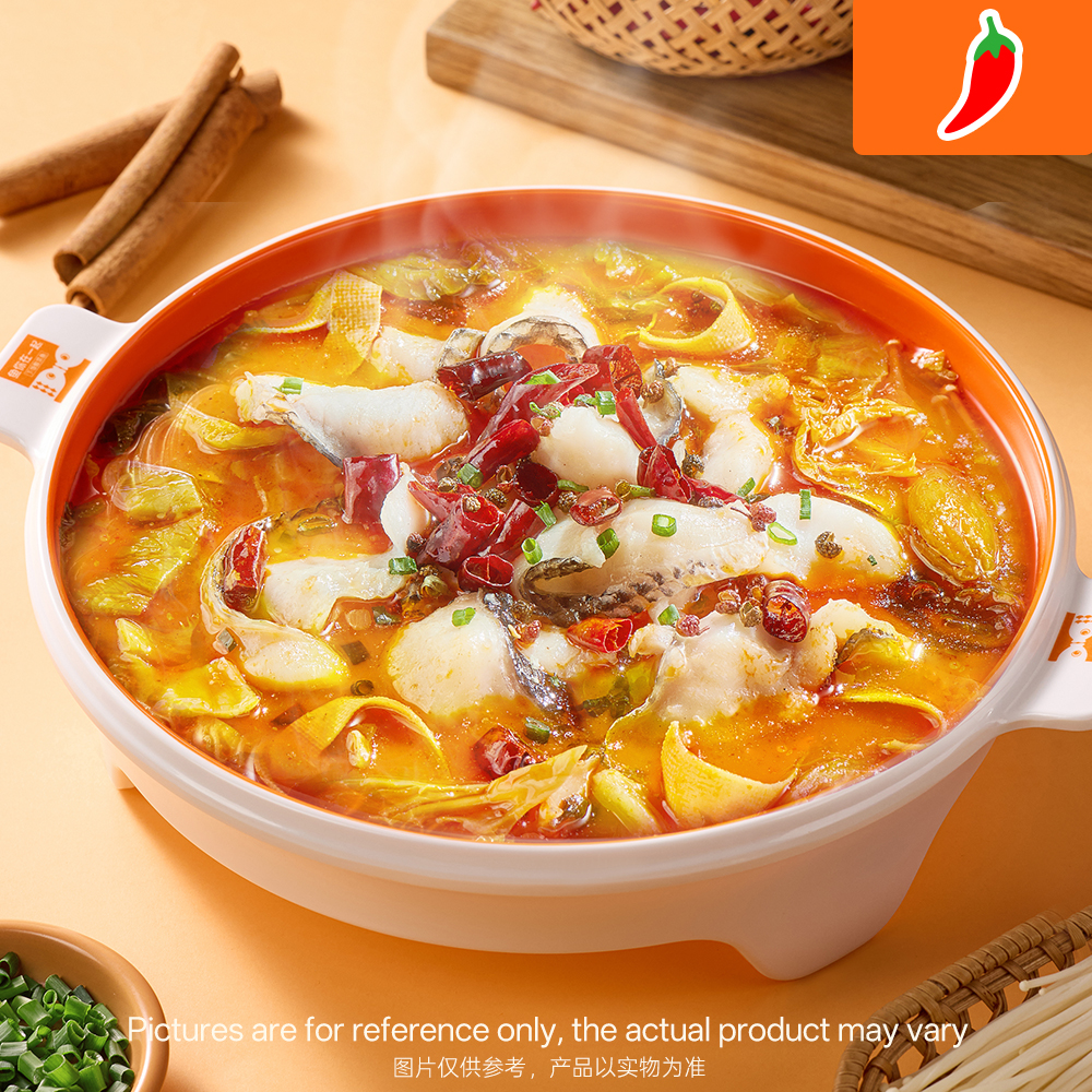 Snakehead fish in golden broth, rich flavor at Chinese Restaurant in Plano