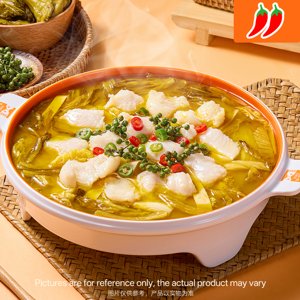 Basa fish with green peppercorn sauerkraut, numbing spicy at Chinese Restaurant in Plano