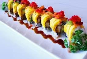 caribbean roll at Yoshi Sushi，a Japanese Restaurant in Marion