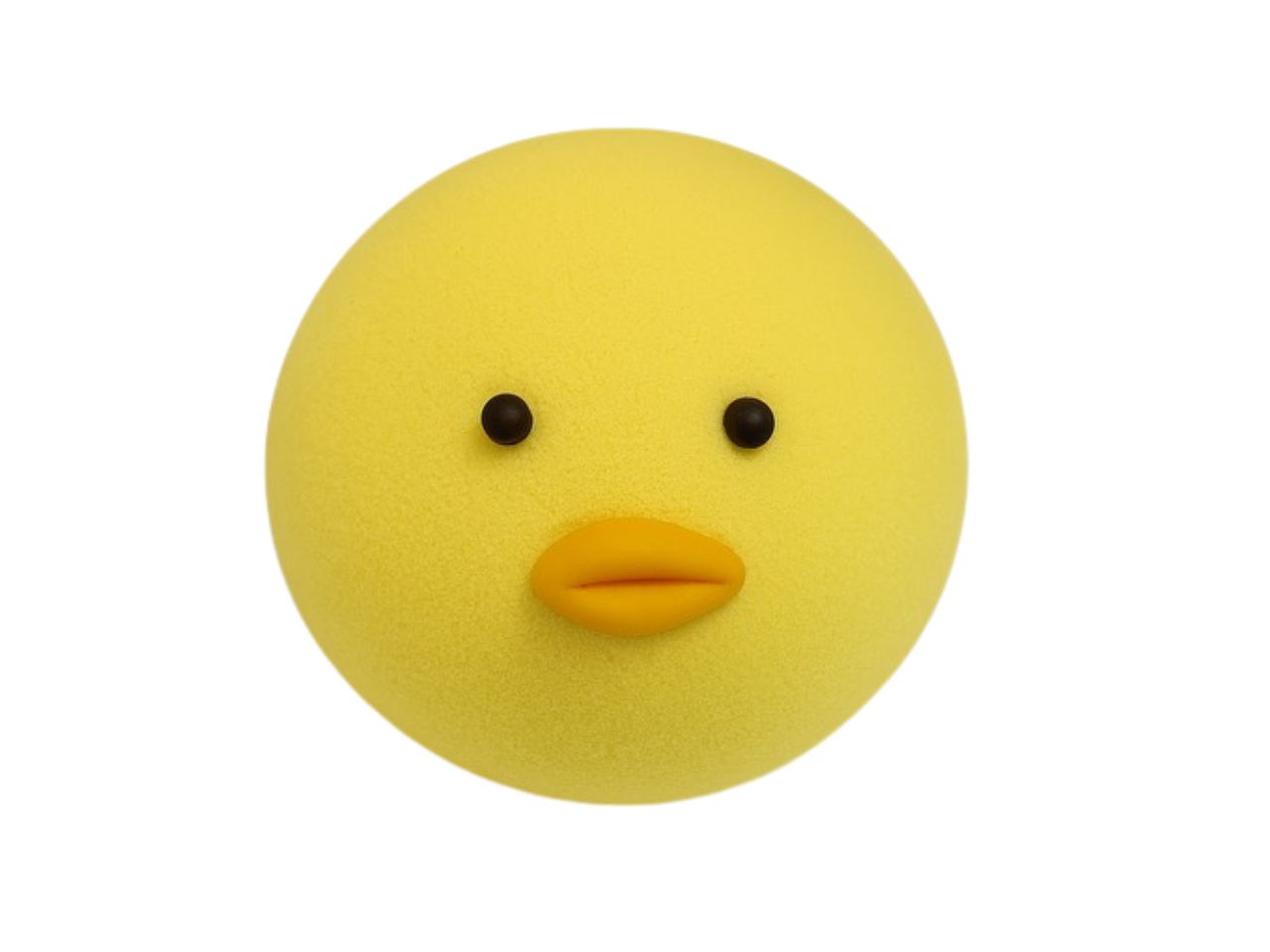 Jasmine pear mousse shaped as a chick at You Le Bakery, a Chinese Bakery Shop in Brooklyn