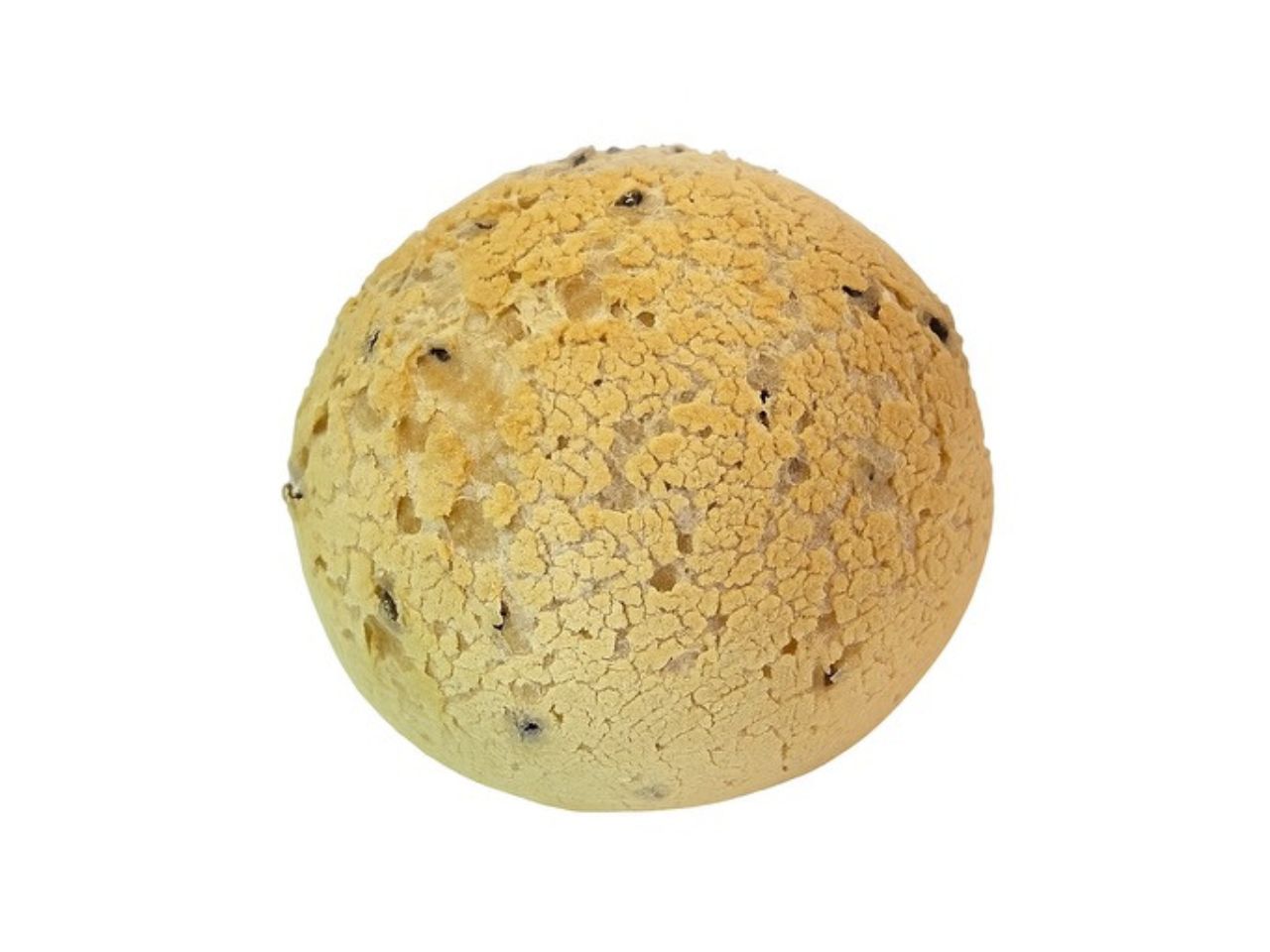 Mochi bun with sesame seeds at You Le Bakery, a Chinese Bakery Shop in Brooklyn