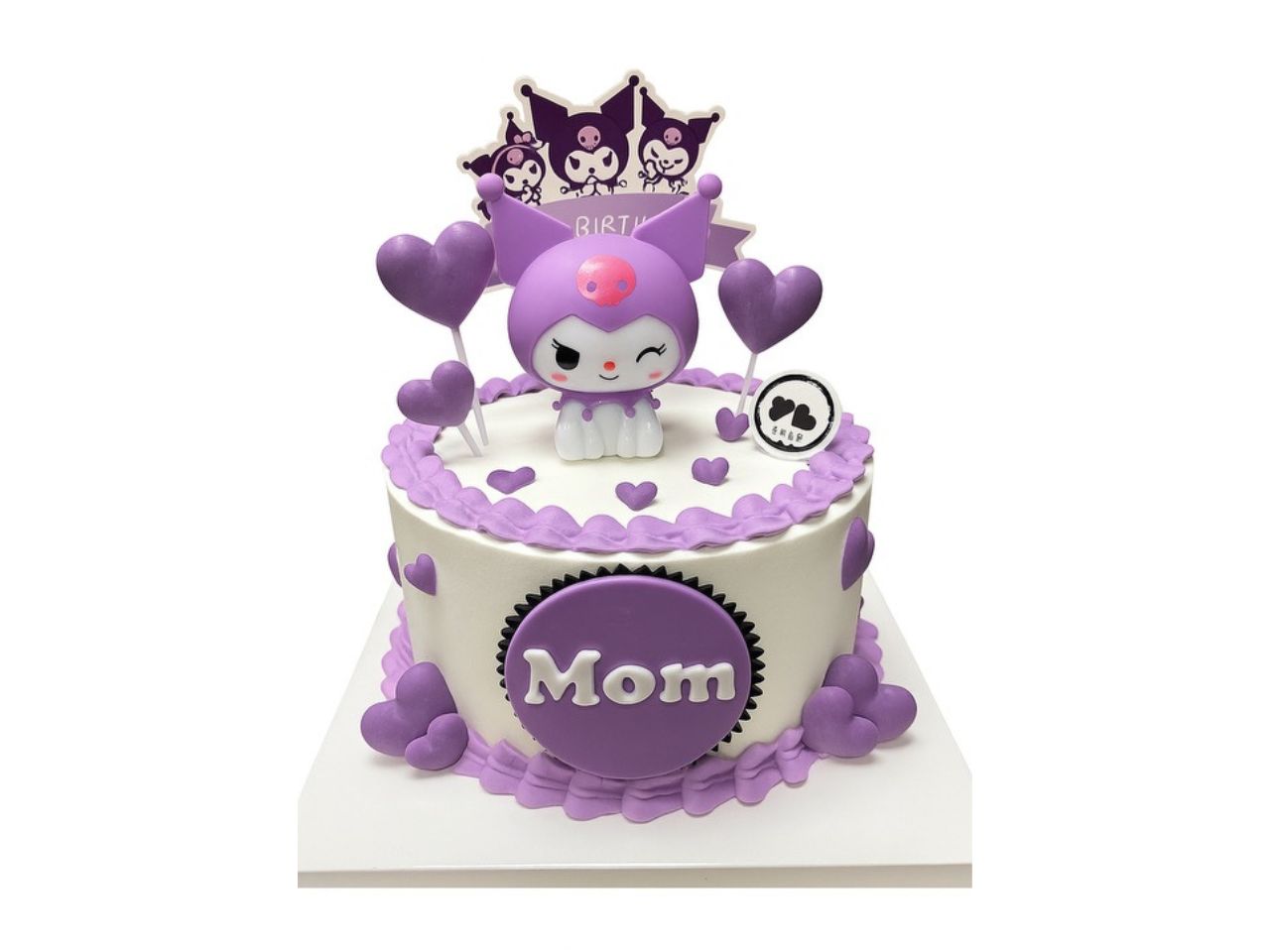 Kuromi themed cake for mom at You Le Bakery, a Chinese Bakery Shop in Brooklyn