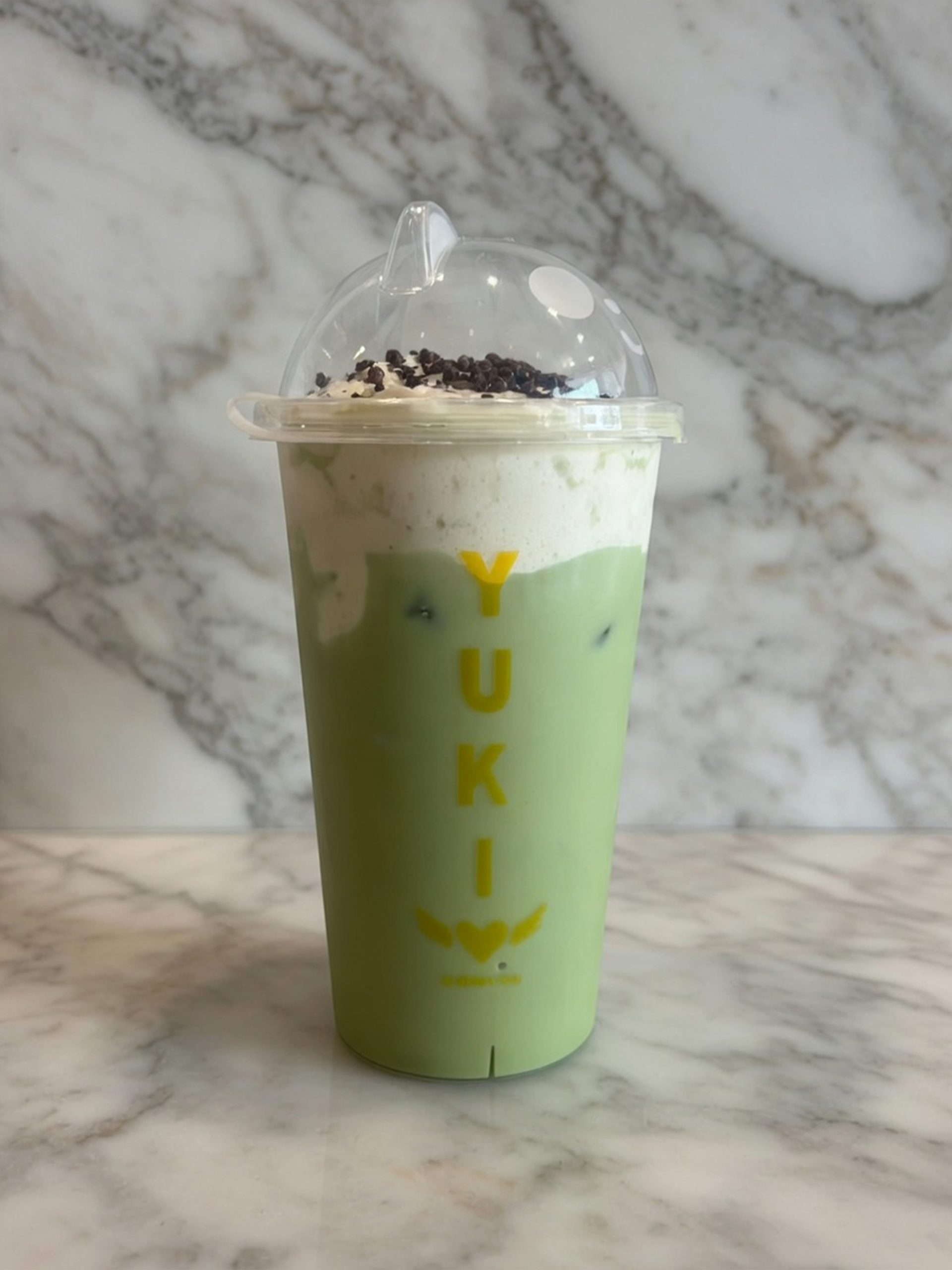 Green Tea Cream Frappe at Yuki Bubble Tea, Bubble Tea Shop in Stoneham