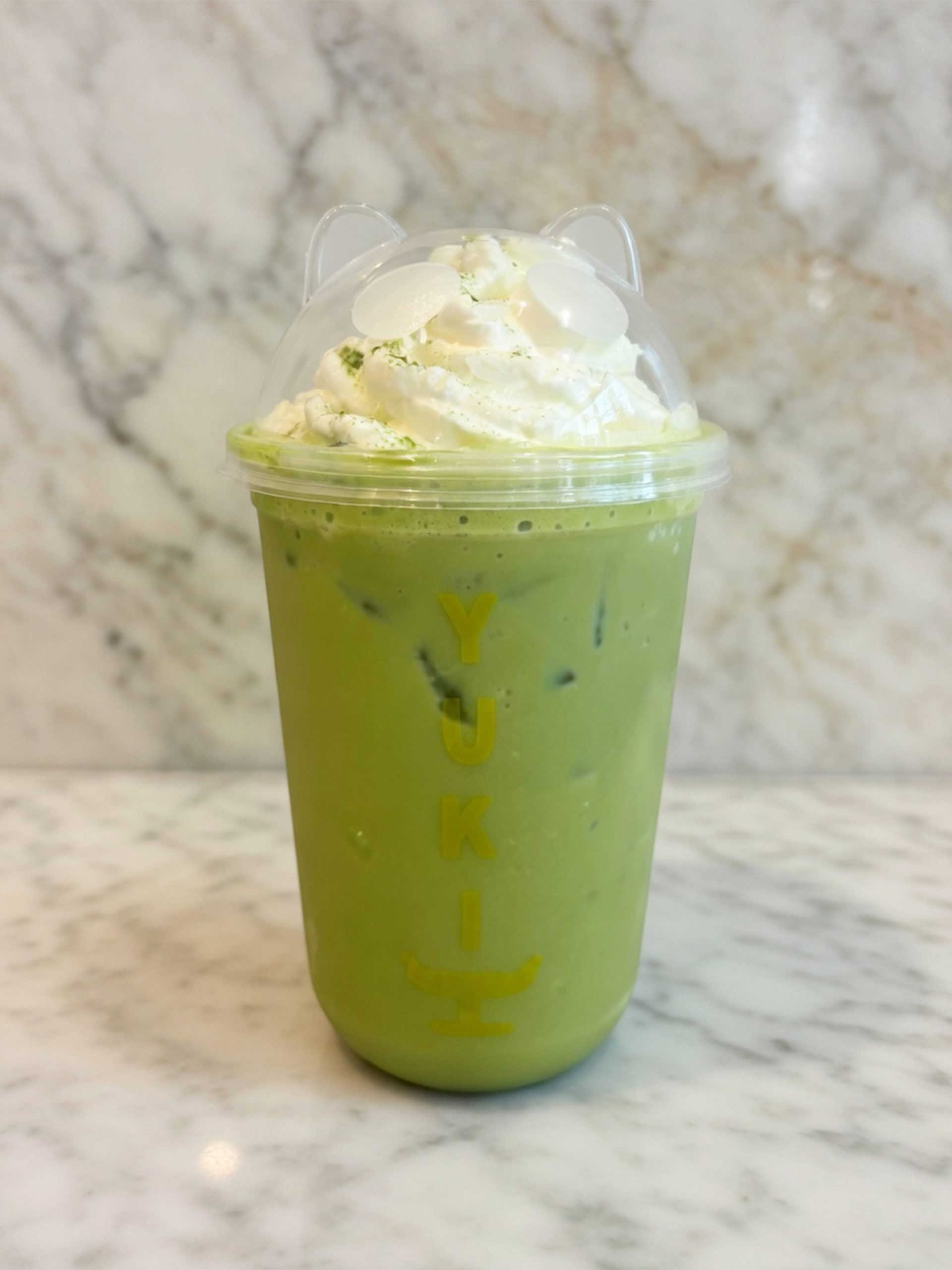 Matcha Latte with Whipped at Yuki Bubble Tea, Bubble Tea Shop in Stoneham