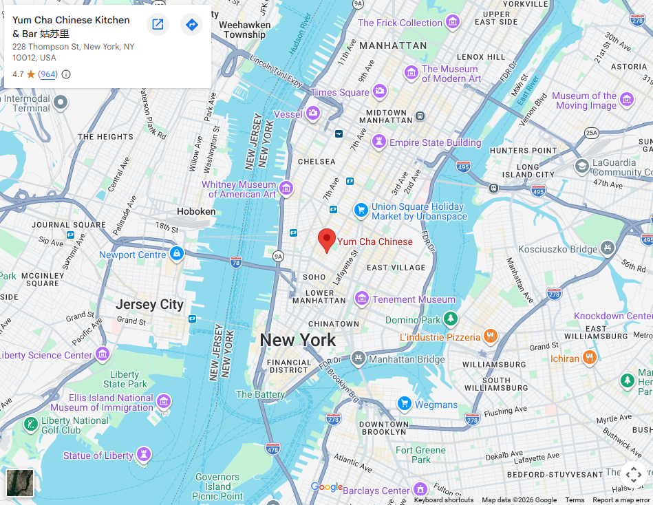 Location 228 Thompson st, NY 10012 United States