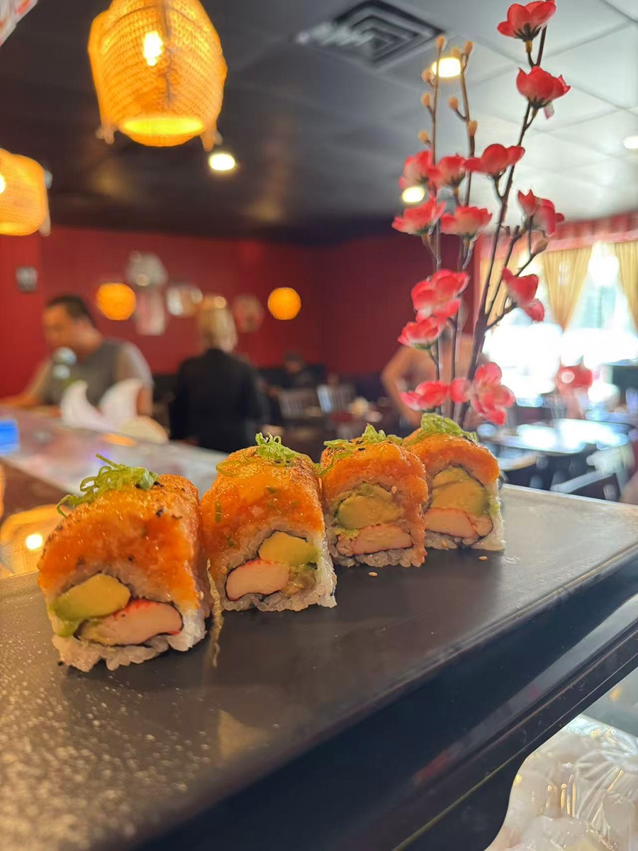 Dynamite roll at Yume Sushi, a Sushi Restaurant in Brighton