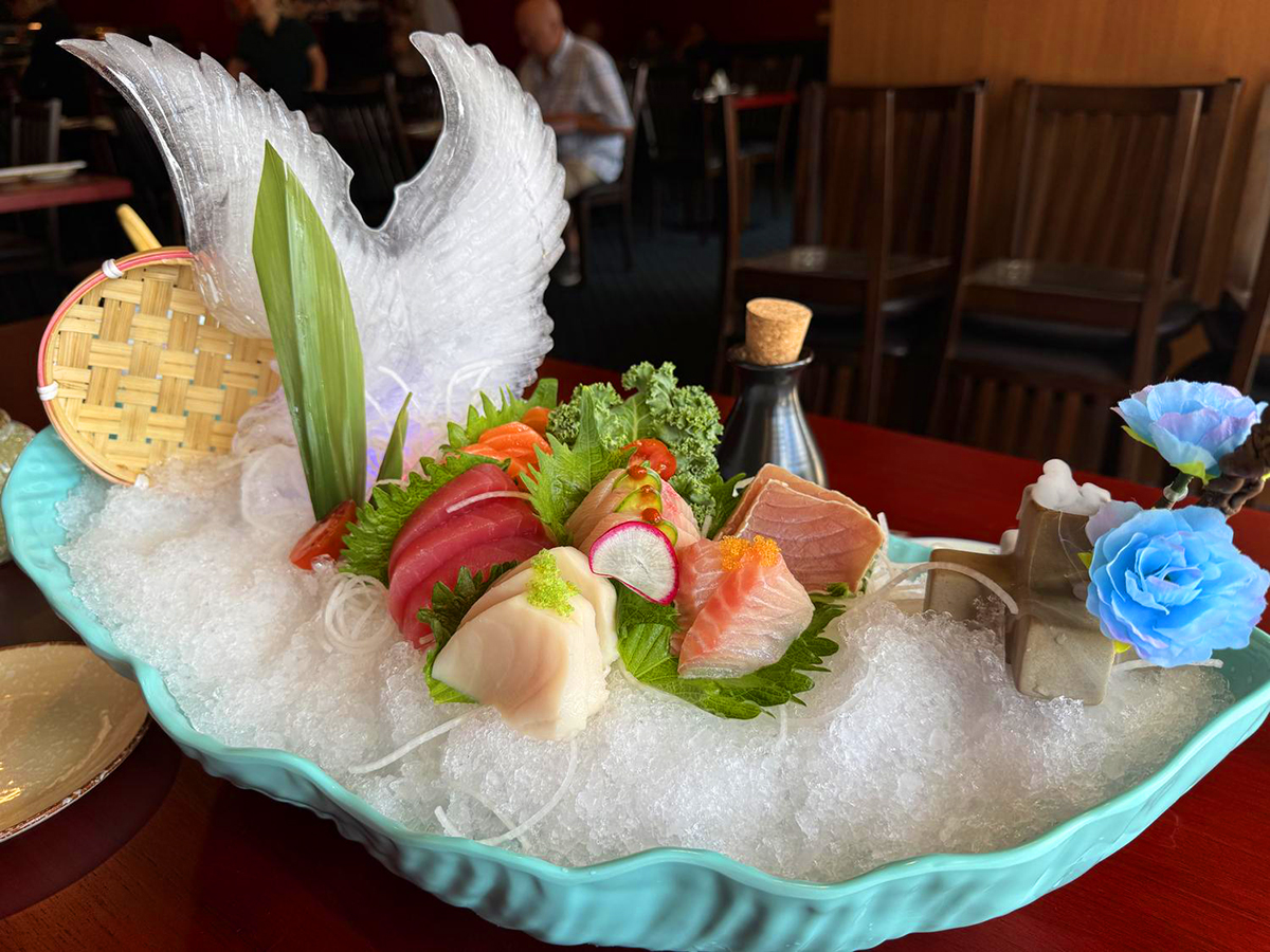 Sashimi deluxe at Yume Sushi, a Sushi Restaurant in Brighton