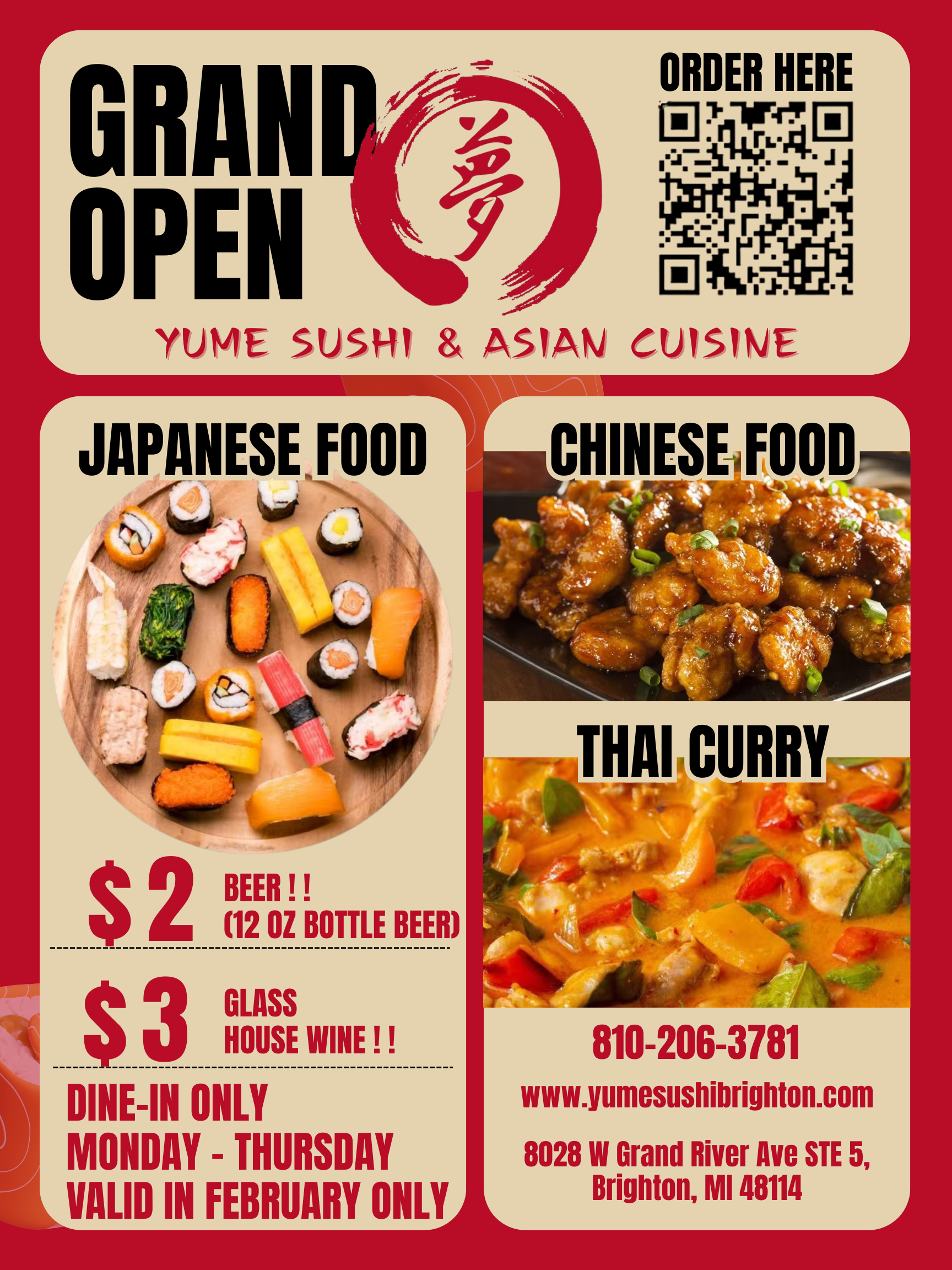 Restaurant Promotion Notice