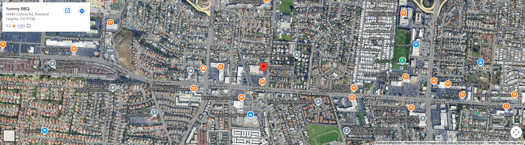 Location,18489 Colima Rd, Rowland Heights, CA 91748