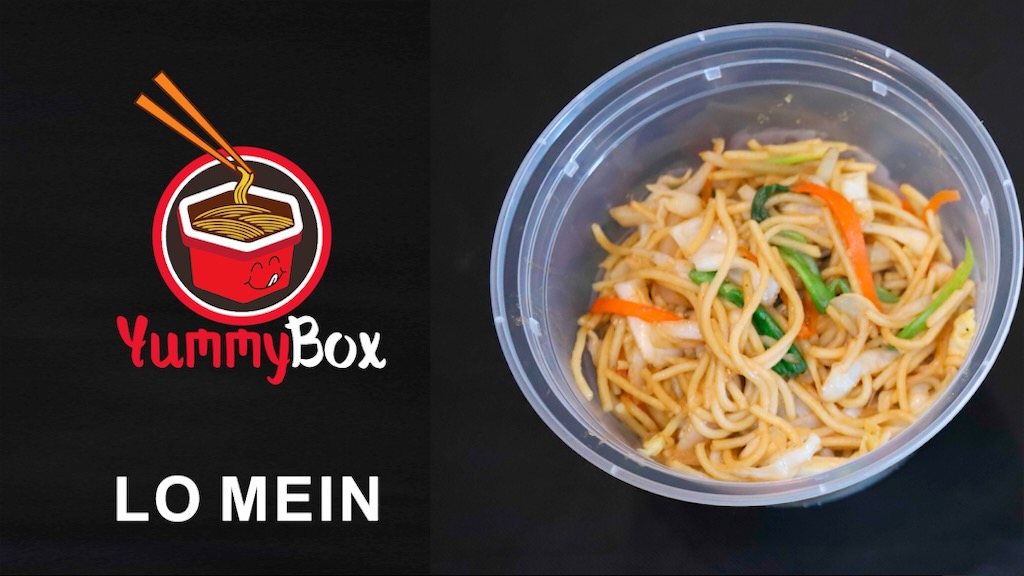 Yummy-Box-Chinese-restaurant-Lo-Mein-Gilbert Stir - fried noodles with veggies and savory sauce at Yummy Box, a Chinese restaurant in Gilbert