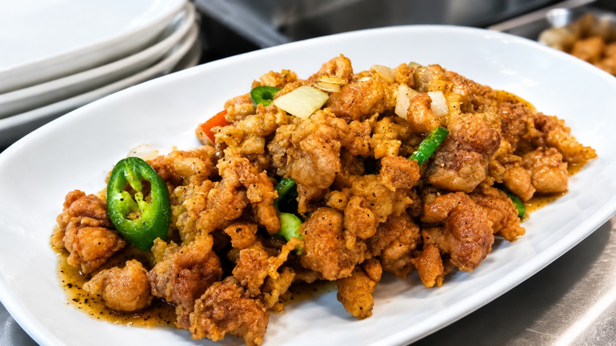 black pepper chicken at Yummy Buffet Asian Cuisine, an Asian Restaurant in Sikeston