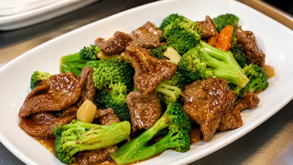 Beef with broccoli at Yummy Buffet Asian Cuisine, an Asian Restaurant in Sikeston