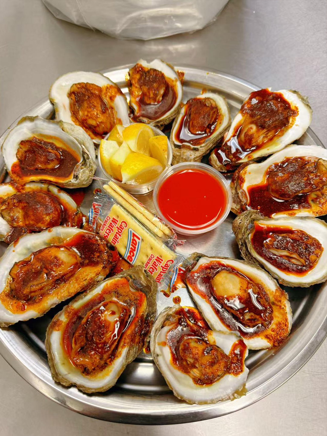 Yummy-Crab-Seafood-Restaurant-steamed-oyster-Charlotte Steamed oyster from Yummy Crab, a seafood restaurant in Charlotte
