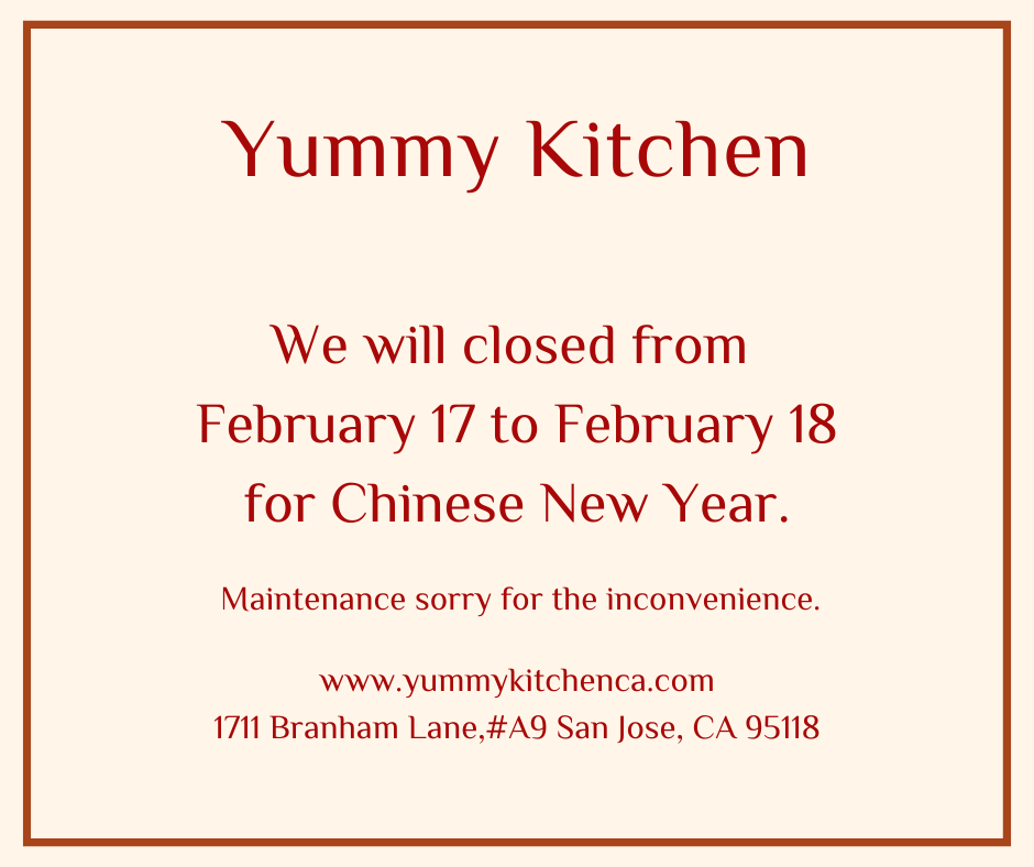 Notice of Special Operating Hours