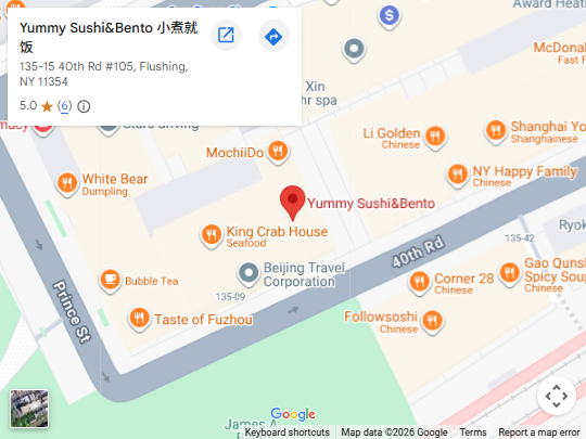 Location, 135-15 40th Rd #105, Flushing, NY 11354