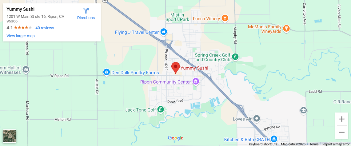 location，1201 W Main St ste 16, Ripon, CA 95366
