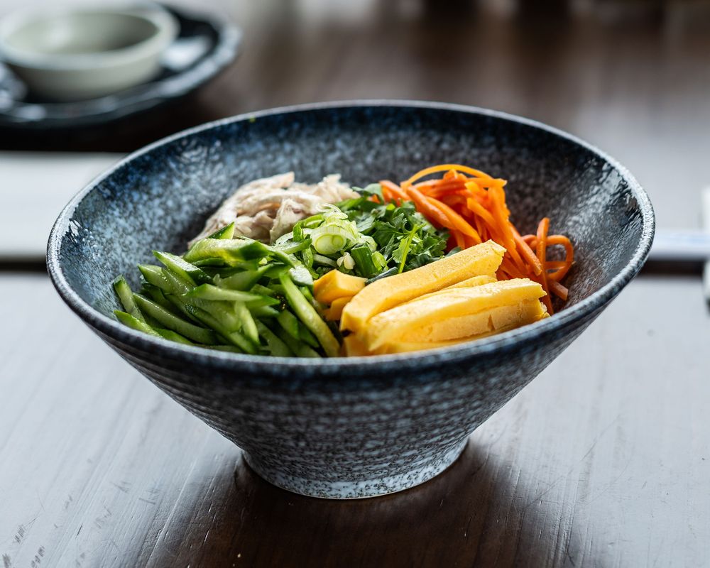 Chilled noodle salad with tofu and vegetables from Yu's Noodle Shop, a Chinese restaurant in Lone Tree