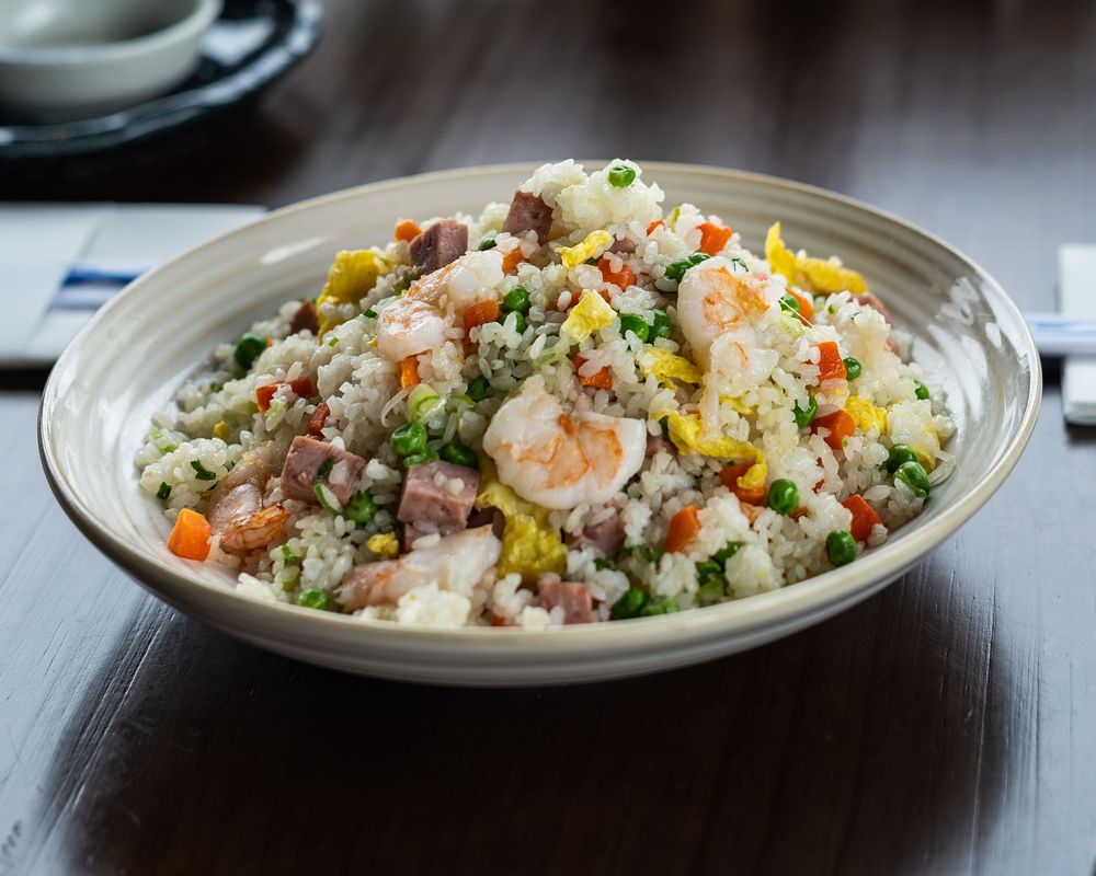 Fried rice with shrimp and ham served at Yu's Noodle Shop, a Chinese restaurant in Lone Tree
