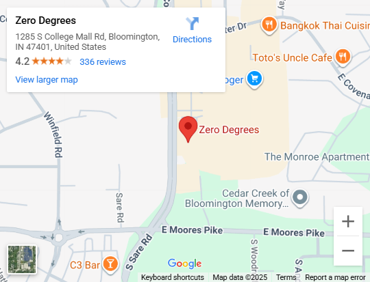 Location, 1285 South College Mall Road, Bloomington, IN 47401