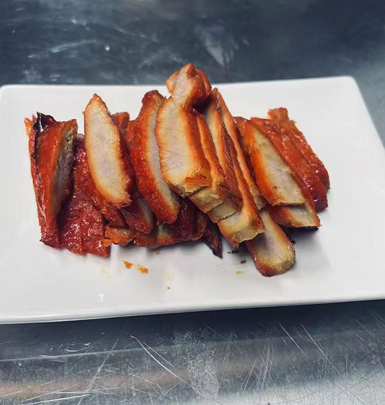 Sliced BBQ pork at Zheng Hua Restaurant, a Asian restaurant in Portland
