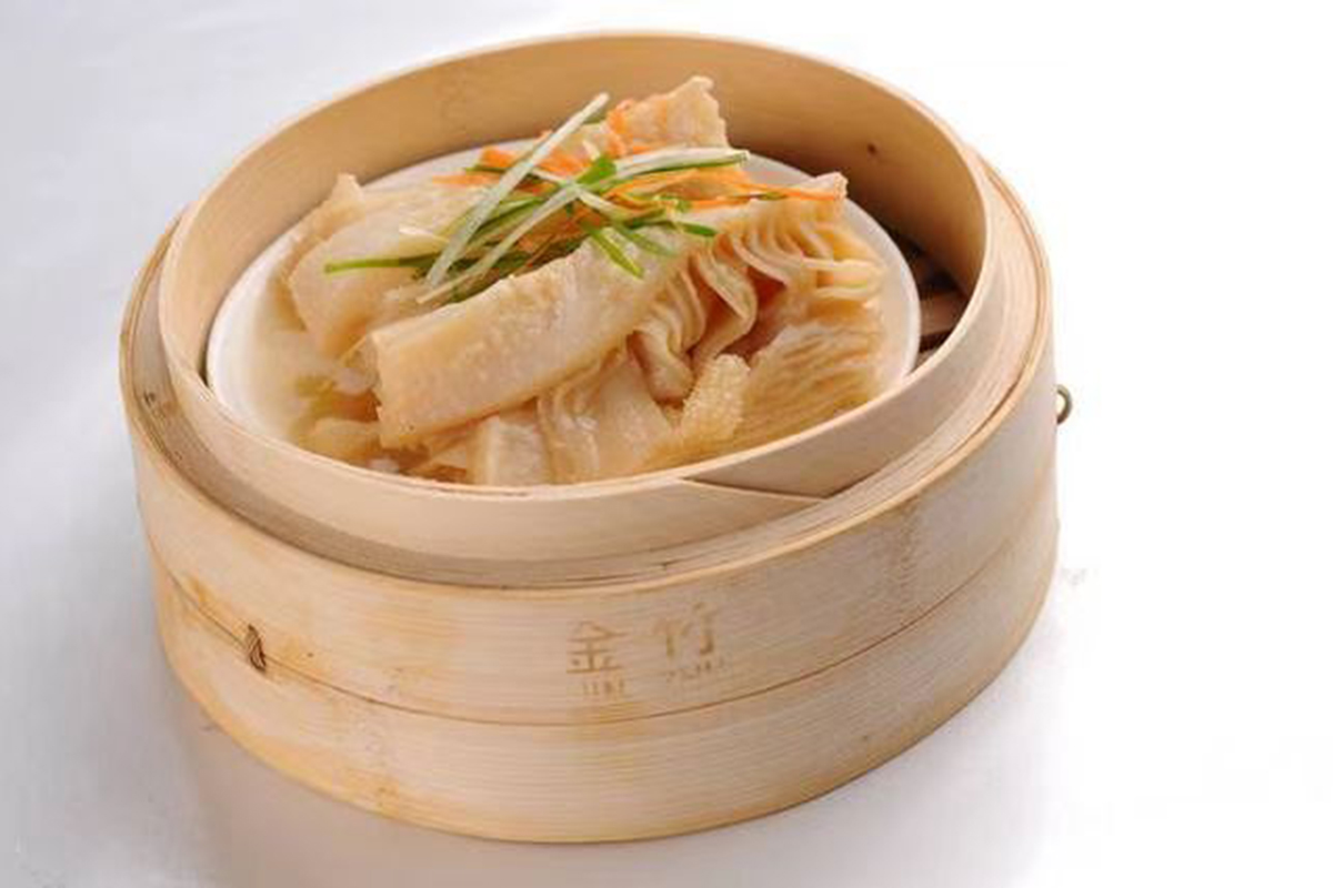 Scallion and ginger beef tripe at Zhen's Kitchen，a Cantonese Restaurant in San Francisco