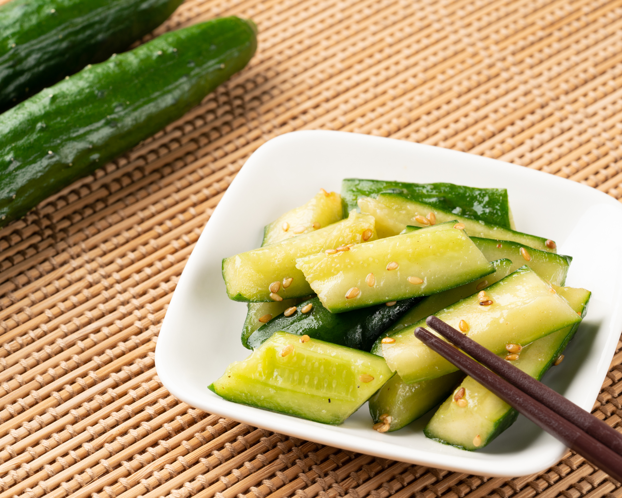 Cucumber salad served at Zhenwei Kitchen Asian restaurant in Alhambra.