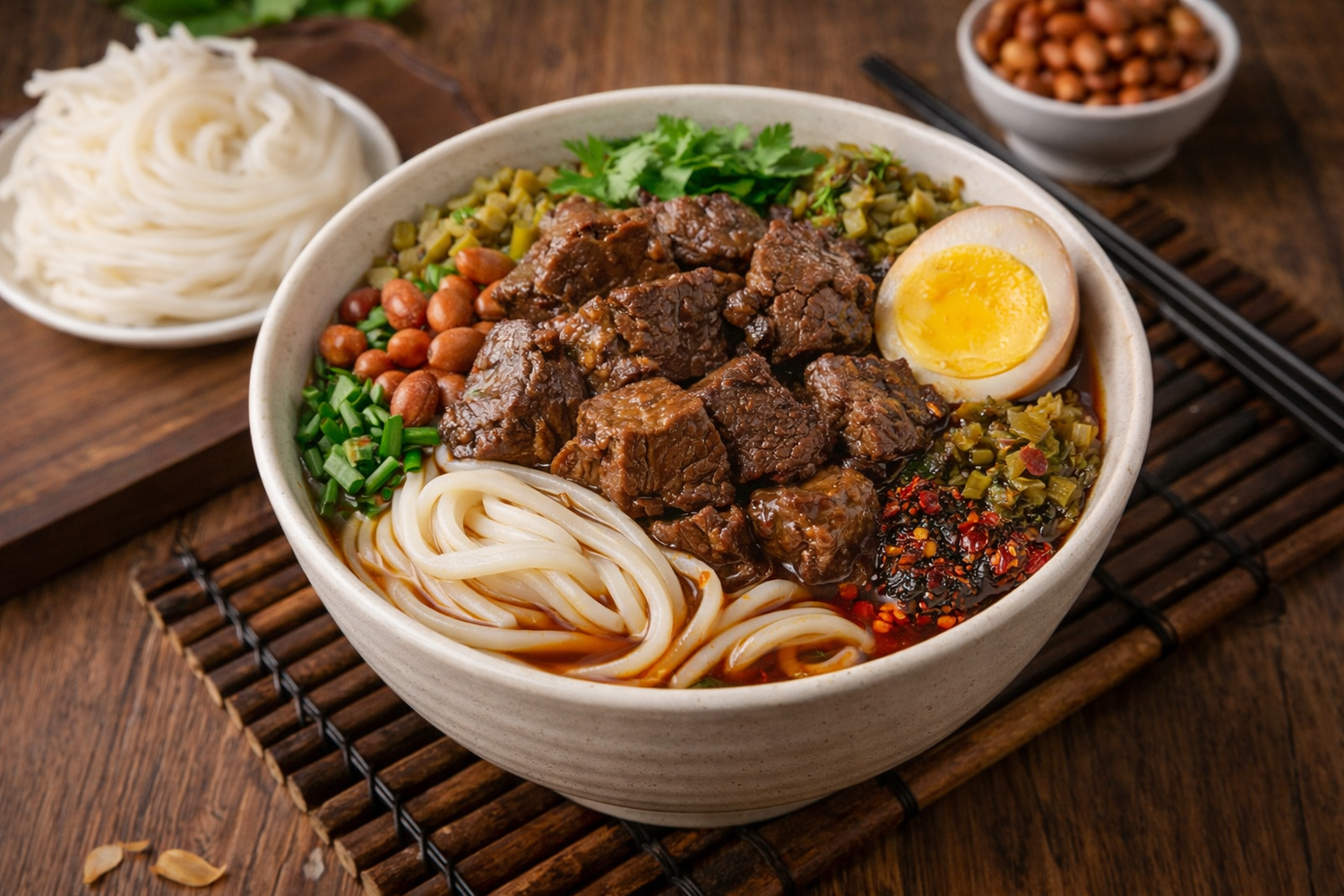 Beef Brisket Noodles at Zoe’s Noodles, Chinese Restaurant in San Gabriel