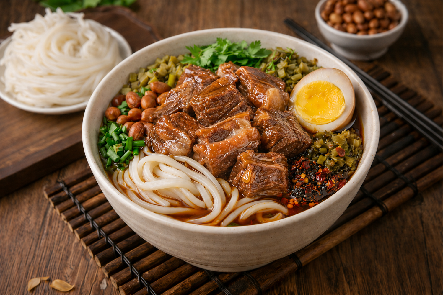 Beef Brisket Noodles at Zoe’s Noodles, Chinese Restaurant in San Gabriel